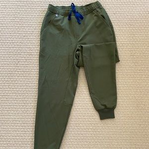 Olive Green FIGS Joggers